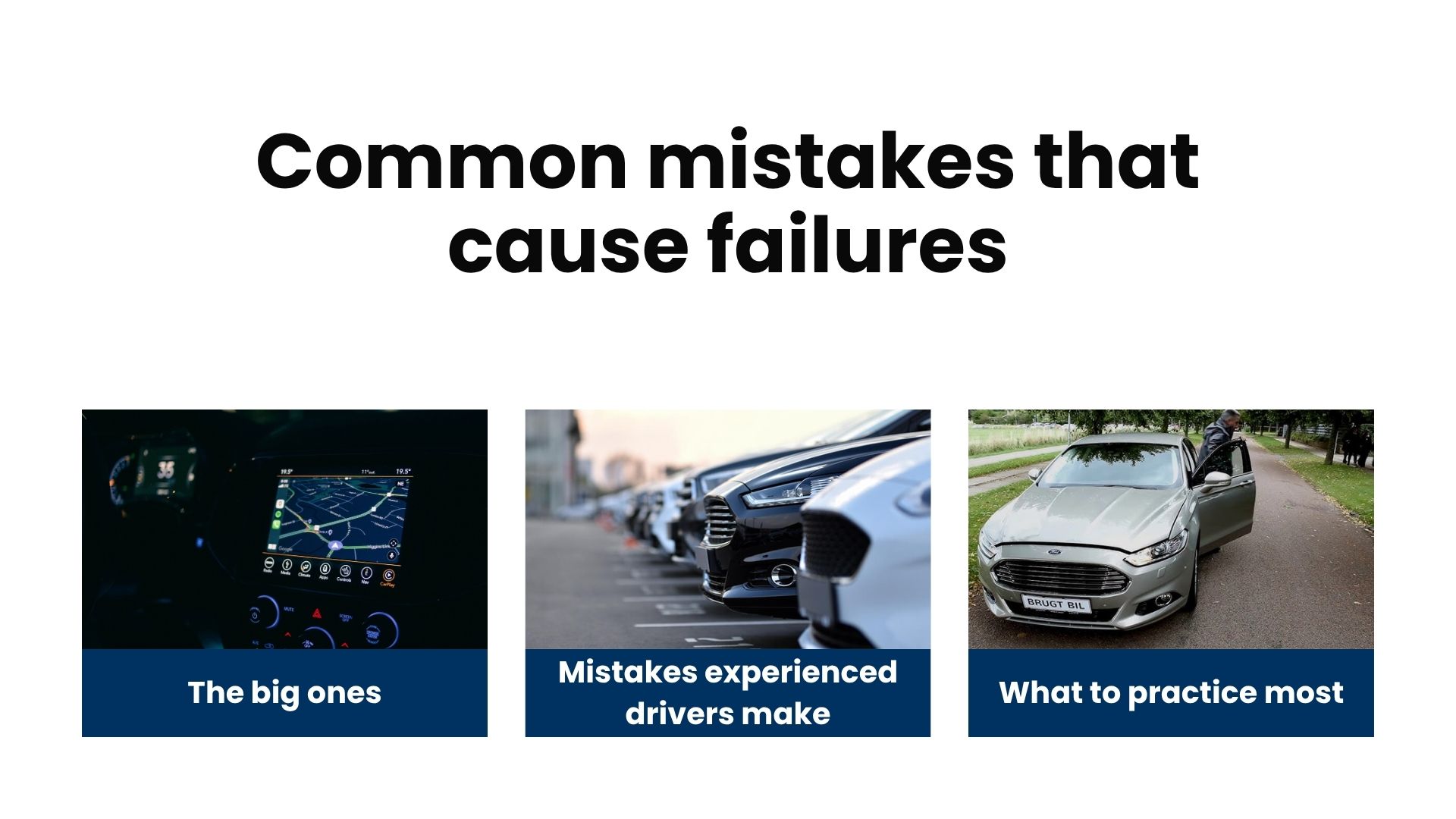 Errores comunes que provocan fracasos